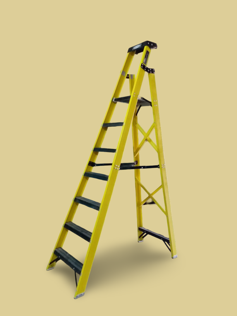 FRP Folding Platform Ladder – Open Position