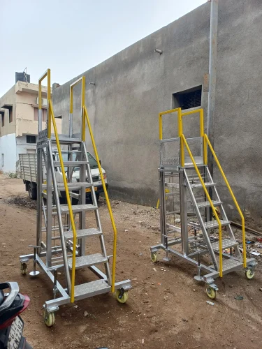 Aluminium Trolley Step Ladder